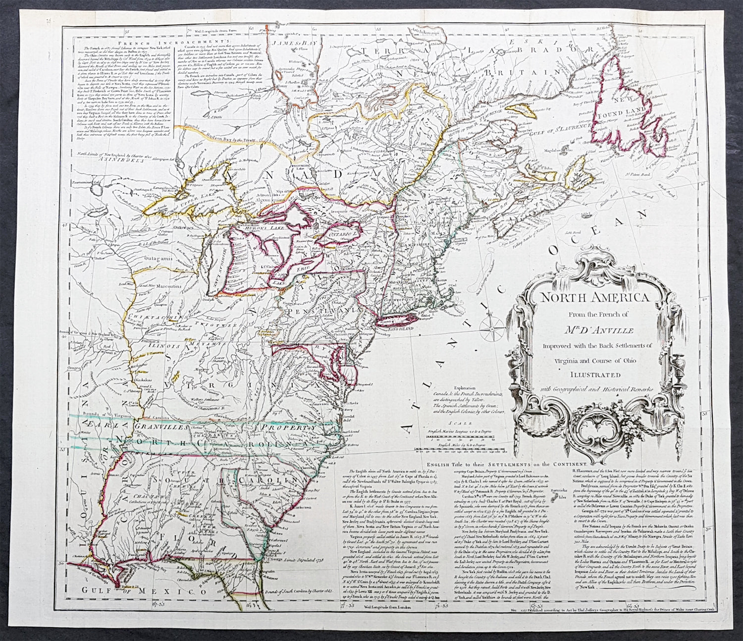 Map 1616 to 1675 Locations in Maryland near Northern Neck